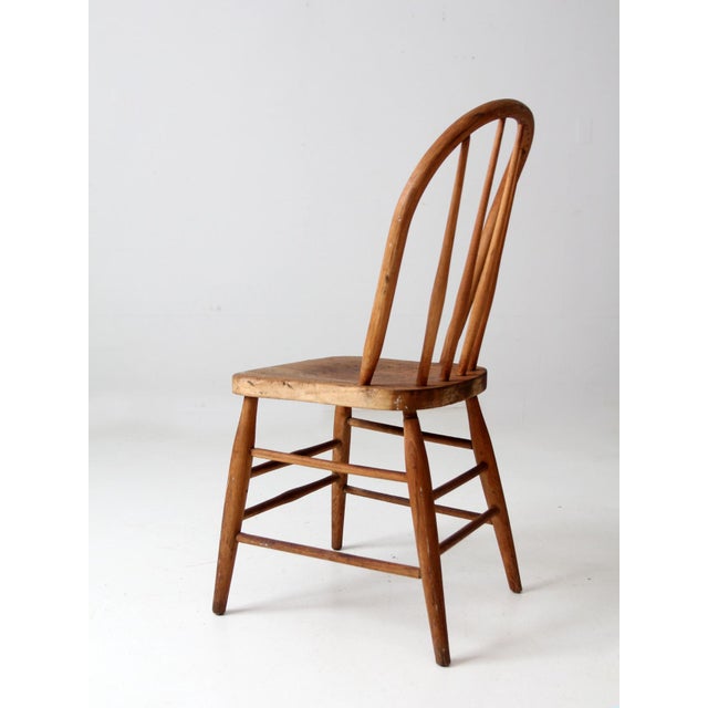 Antique Spindle Back Farmhouse Chair Chairish