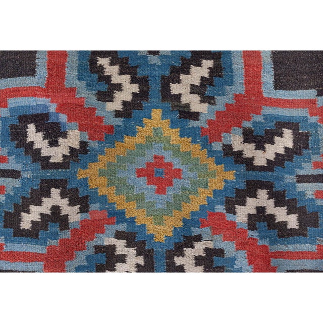 Textile Authentic Early 20th Century Russian Bessarabian Carpet For Sale - Image 7 of 8