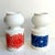 Olle Alberius Pair of Petit Segmented Vases by Olle Alberius for Rörstrand, Sweden, 1960's For Sale - Image 4 of 11