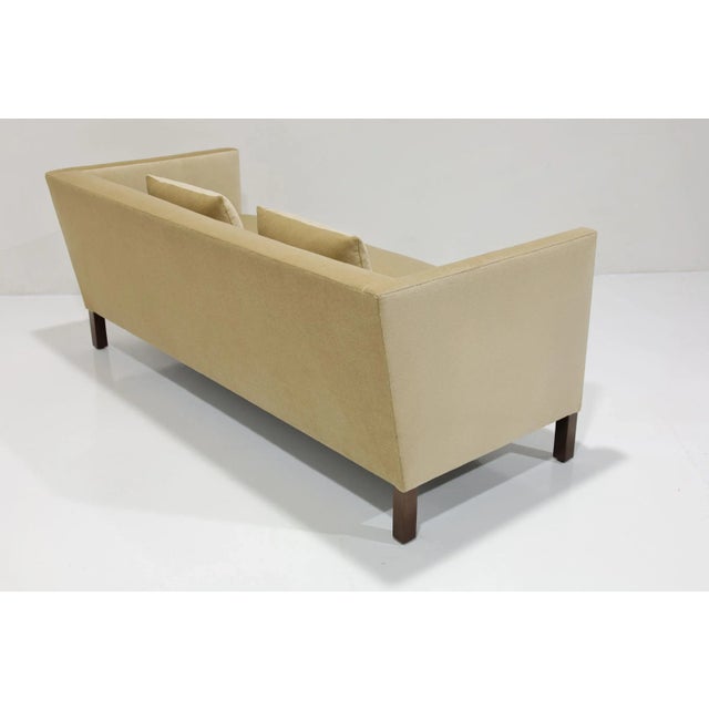 Mid 20th Century Mid-20th Century Tuxedo Sofa by Edward Wormley for Dunbar in Mohair Upholstery For Sale - Image 5 of 8
