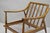 Vintage Mid Century Modern Danish Style Sculptural Walnut Lounge Arm Chair For Sale - Image 16 of 17