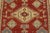2020s Kazak Rug 5’3” X 6’6” Red Wool Tribal Hand-Knotted Carpet For Sale - Image 5 of 13