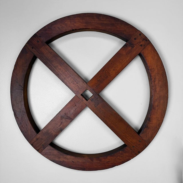 1920s Japanese Wooden Itomaki Winding Wheel, 1920s For Sale - Image 5 of 18
