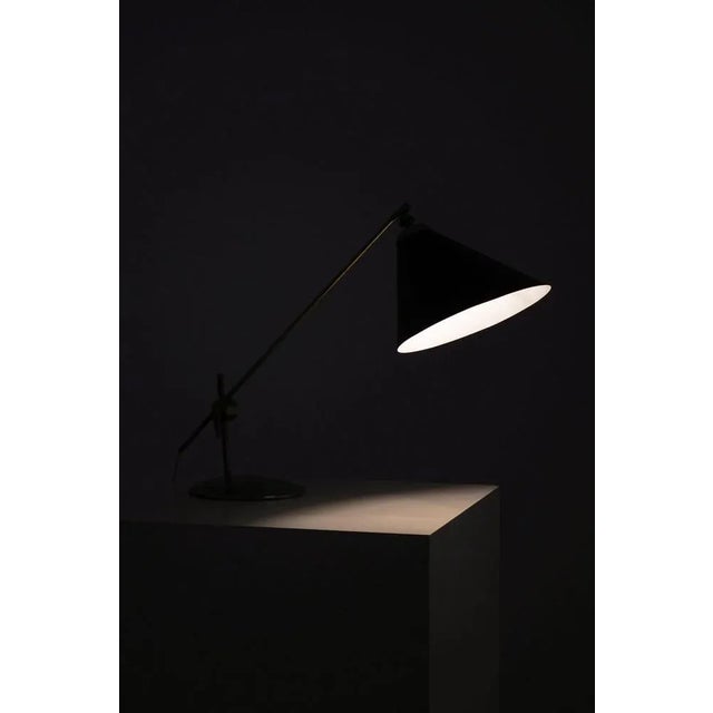 Metal Table Lamp by Poul Dinesen, Denmark, 1960s For Sale - Image 7 of 8
