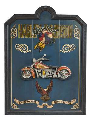 Harley Davidson Wooden Sign
