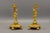 Gold Late 19th Century French Neoclassical Style Bronze Cherub Candleholders, Set of 2 For Sale - Image 8 of 18