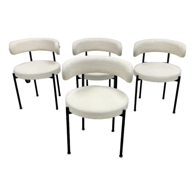 Omar De Biaggio for Cb2 Inesse Dining Chairs, Set of Four For Sale