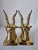 Mid-Century Modern Pair of Vintage Solid Brass Gazelle Bookends For Sale - Image 3 of 8