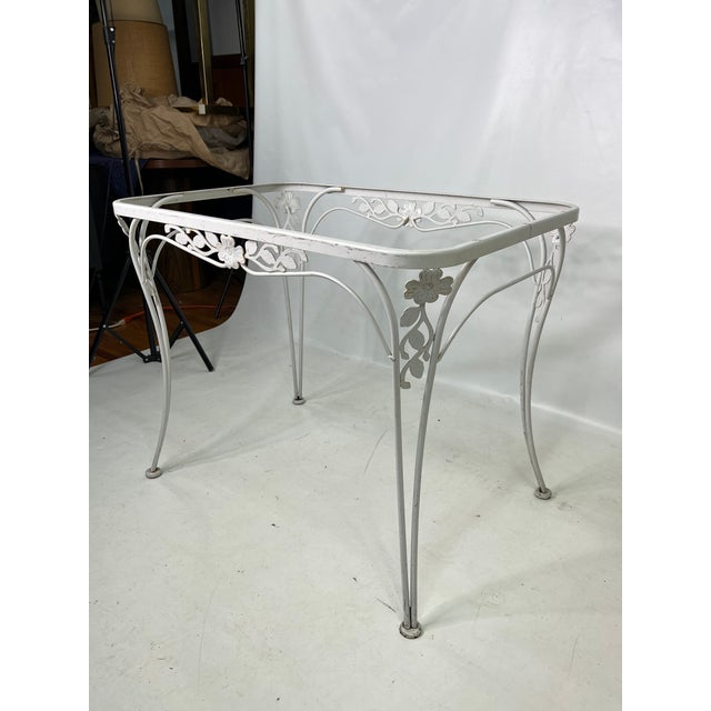 Vintage Woodard CastIron Outdoor Table Chairish