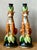Vintage Boho Glazed Ceramic Tiger Candlesticks - A Pair For Sale - Image 10 of 11