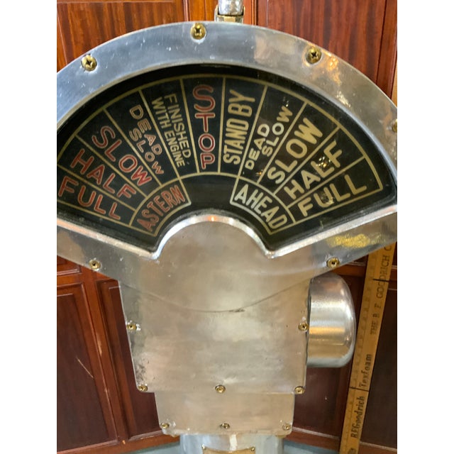 Silver Aluminum Ships Bridge Telegraph For Sale - Image 8 of 12