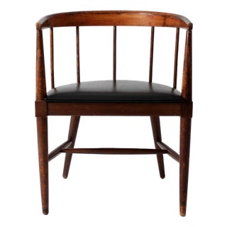 Mid-Century Danish Modern Spindle Back Chair For Sale