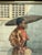 Japanese Antique Italian Japanese Watercolor "Study of a Man in Japanese Costume" by C. Merculiano. For Sale - Image 3 of 5