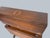 Traditional Sheraton Style 2 Tier Drop Leaf Side Table / Serving Table For Sale - Image 3 of 6