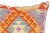 Transitional Bohemian Turkish Lesa Hand Woven Kilim Throw Pillow For Sale - Image 3 of 4