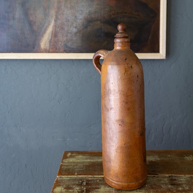 Farmhouse 19th Century German Salt Glazed Water Jug From Roisdorf Mineral Spring For Sale - Image 3 of 14