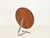 Large Italian Adjustable Table Mirror in Teak and Steel by Osvaldo Borsani for Tecno, 1960s For Sale - Image 6 of 15