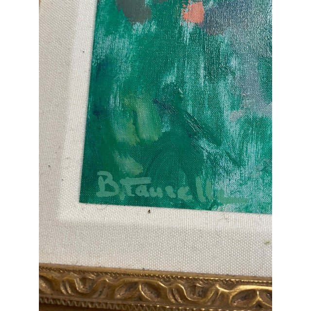 1990s Bernard Taurelle 1, Large Fauvist French Post Impressionist Oil Painting Bernard Taurelle For Sale - Image 5 of 11