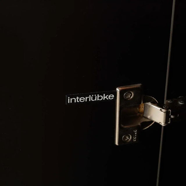 Black and Brown Wooden Highboard from Interlübke For Sale - Image 11 of 12