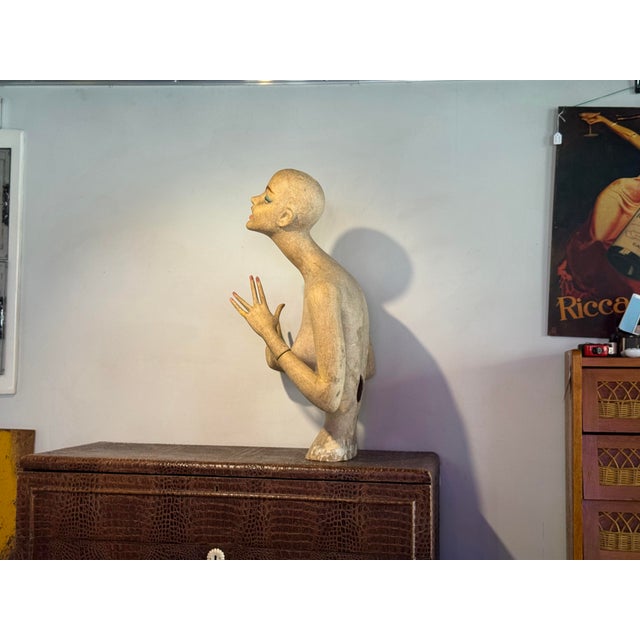 Papier Mache Display Mannequin, 1950s For Sale - Image 6 of 13