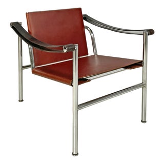 Italian Modern LC1 Armchair by Le Corbusier, Jeanneret and Perriand for Cassina, 1970s For Sale