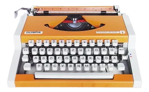 Portable De Luxe Typewriter from Olympia, 1970s