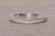 The Ceduna: Natural Diamond Contour Band in Platinum For Sale - Image 4 of 11