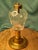 Rare 1840s Whale Oil Lamp Etched Glass Font Original Double Burner Iron Base For Sale - Image 15 of 18