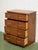 Four Drawer 1950s High Boy With Gold Hardware For Sale - Image 10 of 11