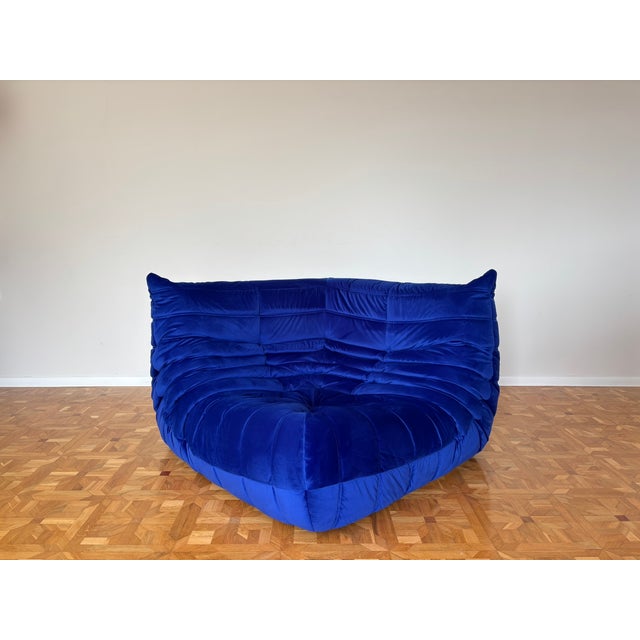 Togo Corner Sofa and Ottoman by Michel Ducaroy for Ligne Roset, Set of 2 For Sale - Image 6 of 13