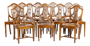 Chairs and Armchairs, 18th Century, Set of 12