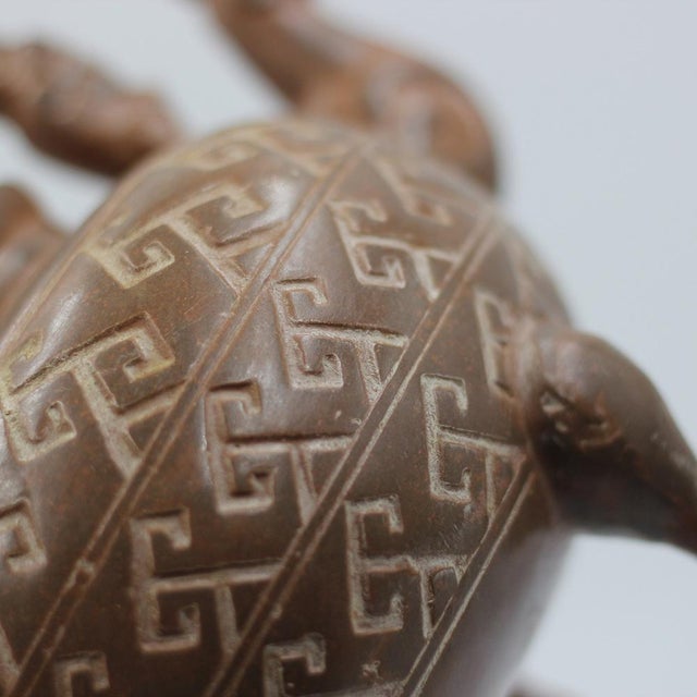 Large Archaic Yixing-Style Teapot with a Phoenix Spout, 20th Century For Sale - Image 9 of 12