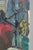 Åke Edwall, Expressive Composition, Oil Painting on Board For Sale - Image 4 of 6