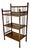Early 20th C Antique Arts & Crafts Mission British Colonial Thornet Style Stick & Ball Etagere - 3 Tier For Sale