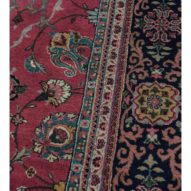 Mansour Handmade Revival Tabriz Rug - 7'6" X 10' For Sale - Image 10 of 10