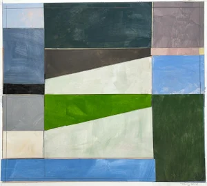 Lake Series, Bryan Young Abstract Landscape Contemporary Painting