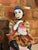 Mid-20th Century Chinoiserie Porcelain Monkey & Longevity Peach Figurines - Pair For Sale - Image 4 of 13