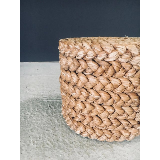 French Mediterranean Low Rope Stool from Audoux Minet, 1940s For Sale - Image 10 of 18