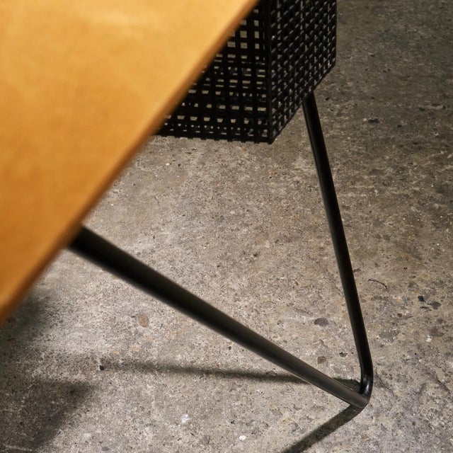 TM03 Side Table in Birch and Metal by Cees Braakman for Pastoe, Netherlands, 1953 For Sale - Image 6 of 11