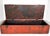 Early 20th Century Farmhouse Red Dovetail Trunk Box For Sale - Image 10 of 17
