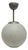 Art Deco Communist Pendant Lamp, Poland, 1960s For Sale