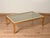 Italian Gilt Brass and Crystal Rectangular Coffee Table, Italy, 1970s For Sale - Image 9 of 13