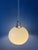 White Vintage Mushroom Pendant Lamp For Sale - Image 8 of 13