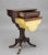 19th Century Rosewood and Brass Inlaid Worktable For Sale - Image 10 of 14