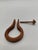Brown Sculptural Hand-Carved Wooden Wine Bottle Holder, 1950s For Sale - Image 8 of 9