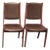 Danish Teak and Leather Dining Chairs from KS Møbler, 1960s, Set of 2 For Sale