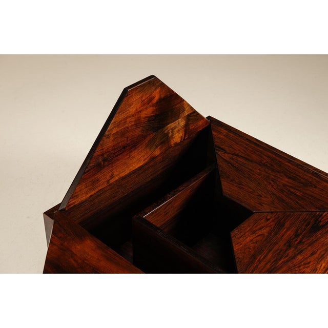 Square Coffee Table with Storage Space, Italy, 1960s For Sale - Image 9 of 13