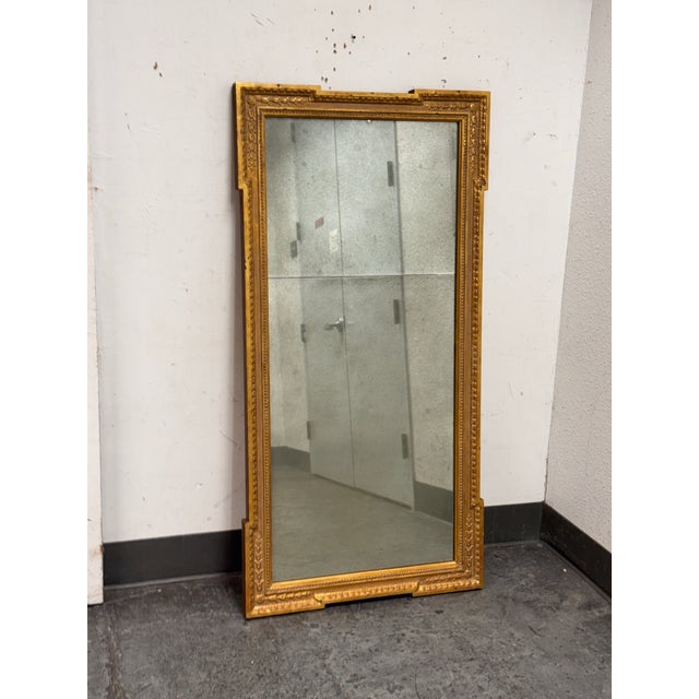 Early 20th Century Neoclassical Giltwood Wall Mirror, Antique For Sale - Image 5 of 12