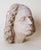 Sculpture Materials Expressive White Bust of a Man with Mustache and Long Hair, 1960s, Clay For Sale - Image 7 of 10
