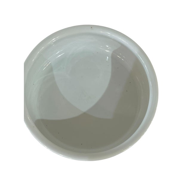 Vintage Chinese Famille Rose Water Lilly Bowl or Dish Planter For Sale - Image 13 of 15